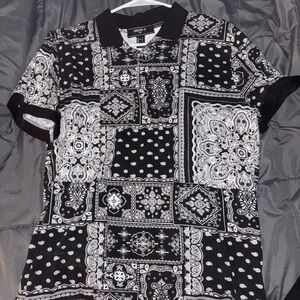 Bandana design Men's polo shirt